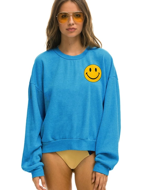 Aviator Nation Tops - Aviator Nation Smiley 2 Relaxed Sweatshirt